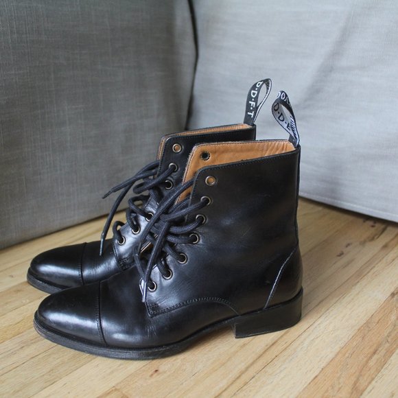 John Fluevog Gateways Jaffa Boots - Picture 1 of 6